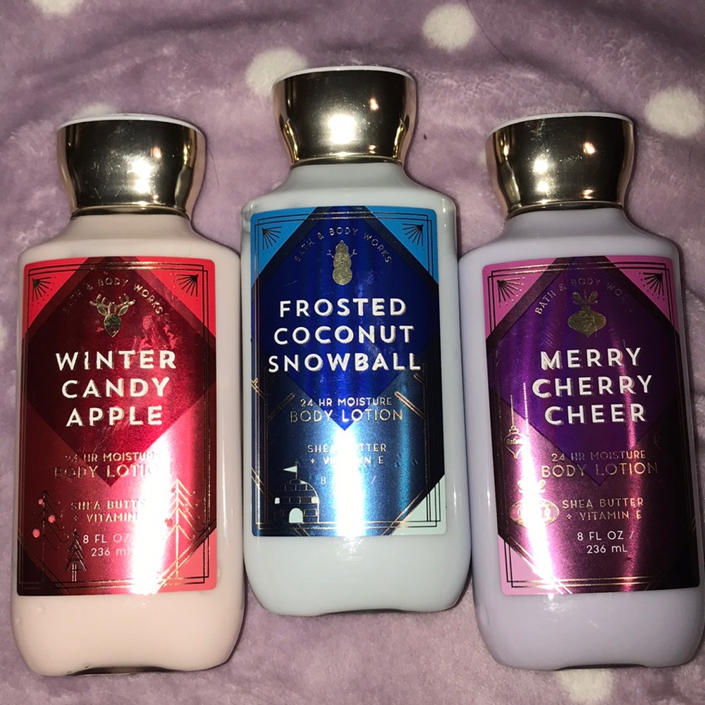Bath & Body Works Holiday body lotion